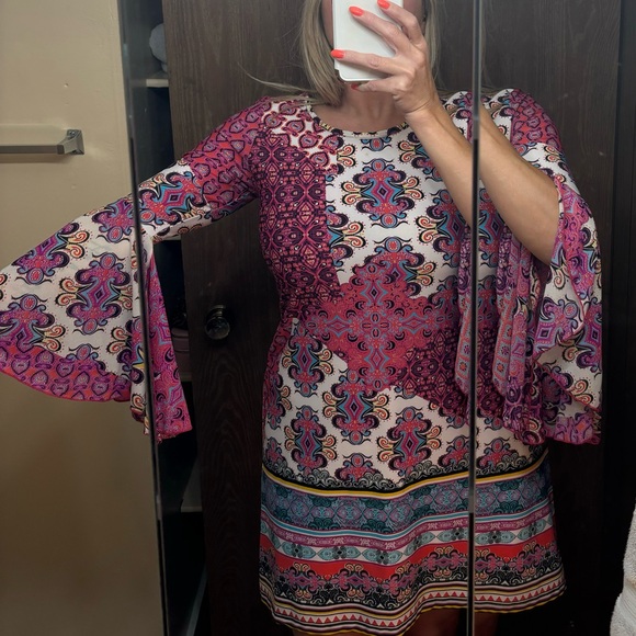 Go Go Dress with Bell Sleeves - Picture 6 of 6